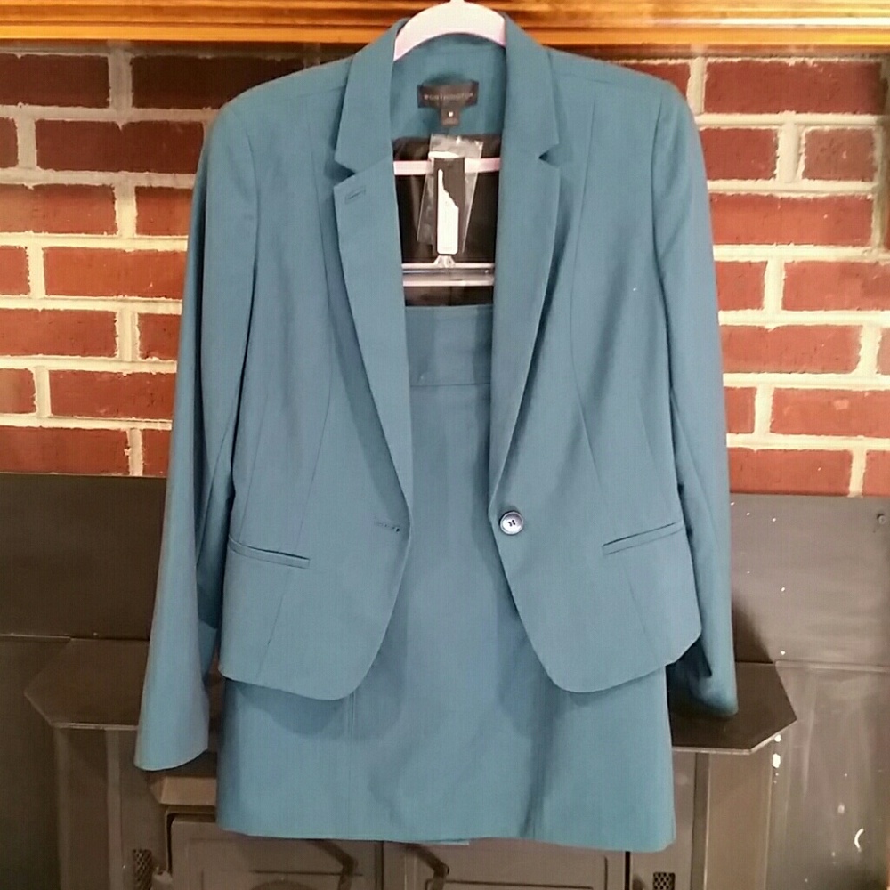 NWT Teal Skirt Suit